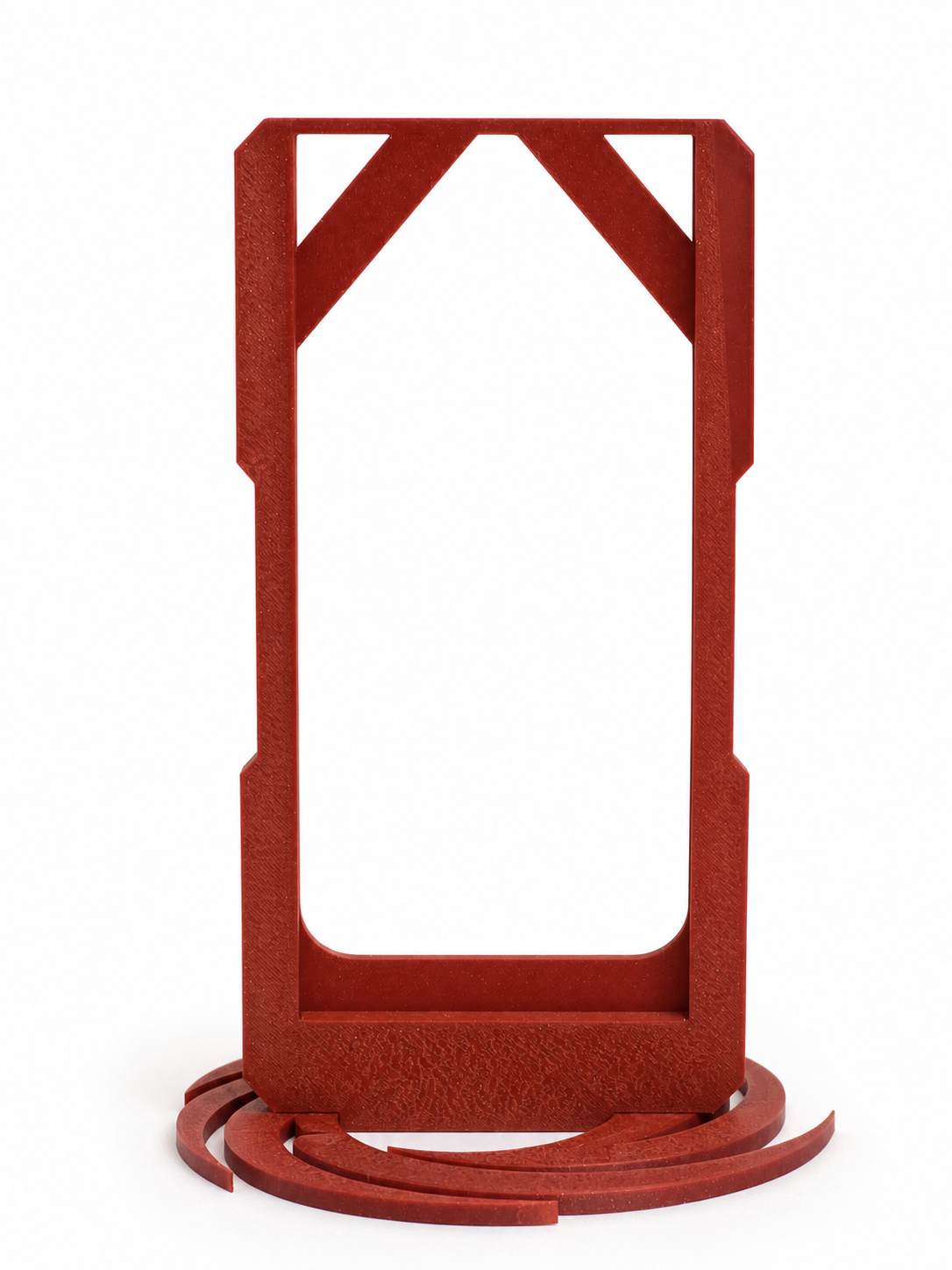Render ilustrativo do display Apex em vermelho